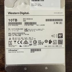 Western Digital 10 TB Ultrastar Data Center Hard Drive