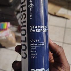 Stamped Port Spray Paint 