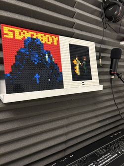 Album Covers made out of LEGO