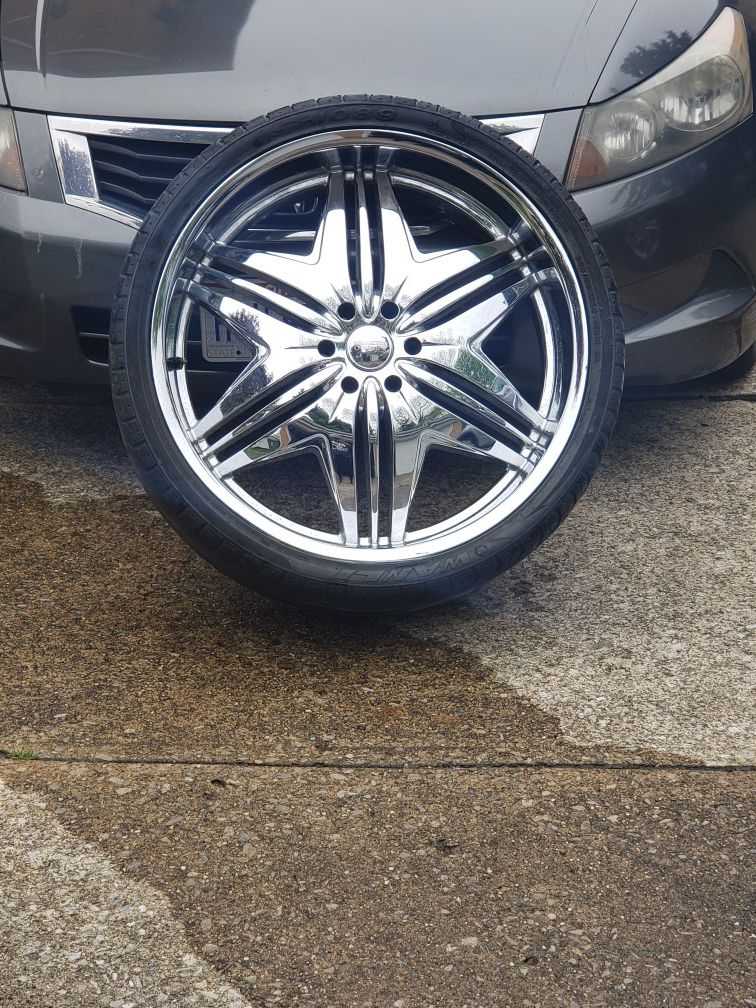 26 inch rims with tires