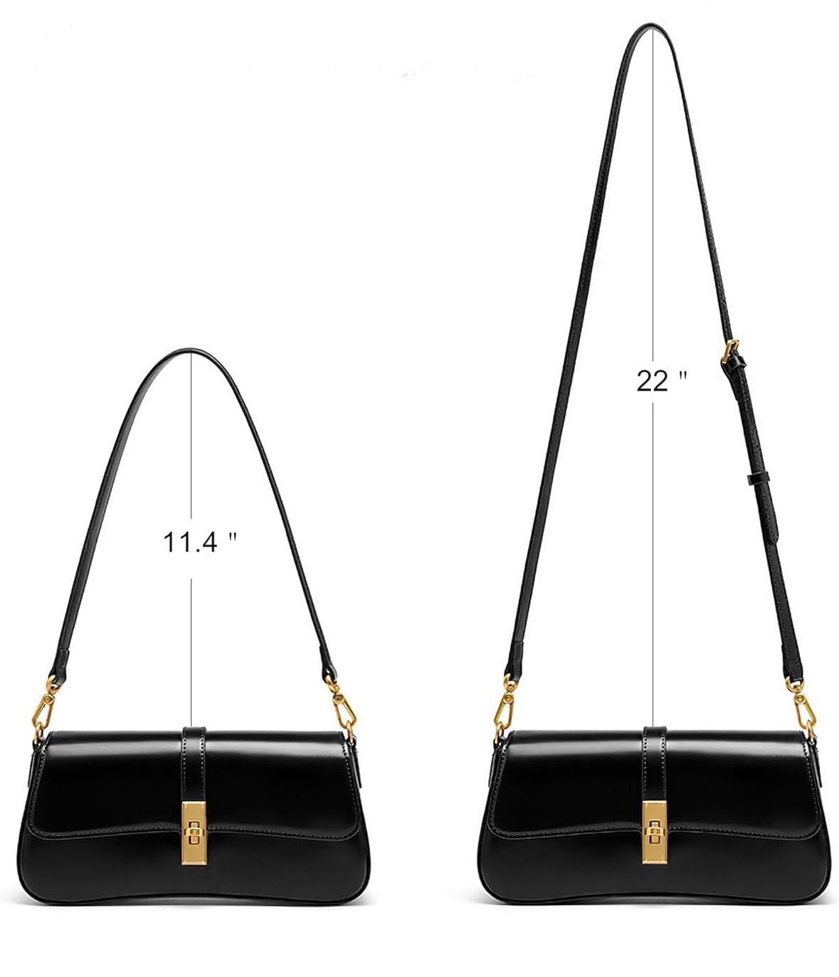 Caqilore Leather Shoulder/Crossbody/Hand Bag