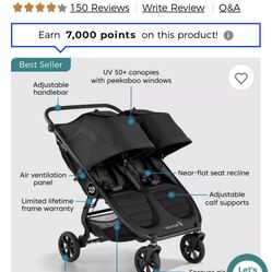 City Minie GT  (double Stroller )