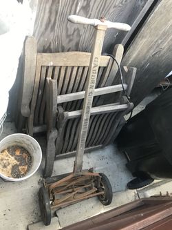Vintage lawn mower