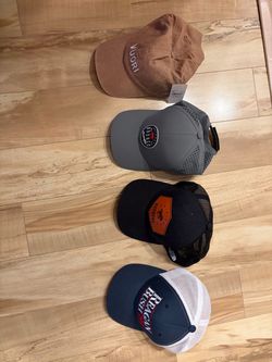 Lot of 4 Mixed Baseball Caps