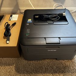 Brother HL-2320D Monochrome Laser Printer + Extra Toner + USB cabl