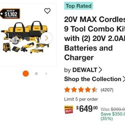 Dewalt 9 Tool Kit