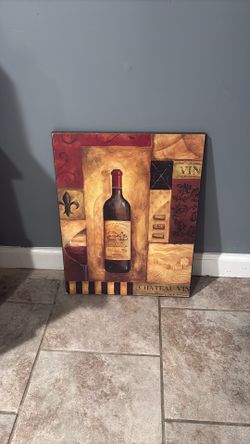 Wine bottle print