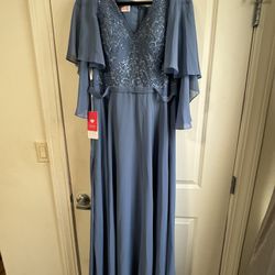 JJ’s House Slate Blue Dress Gown
