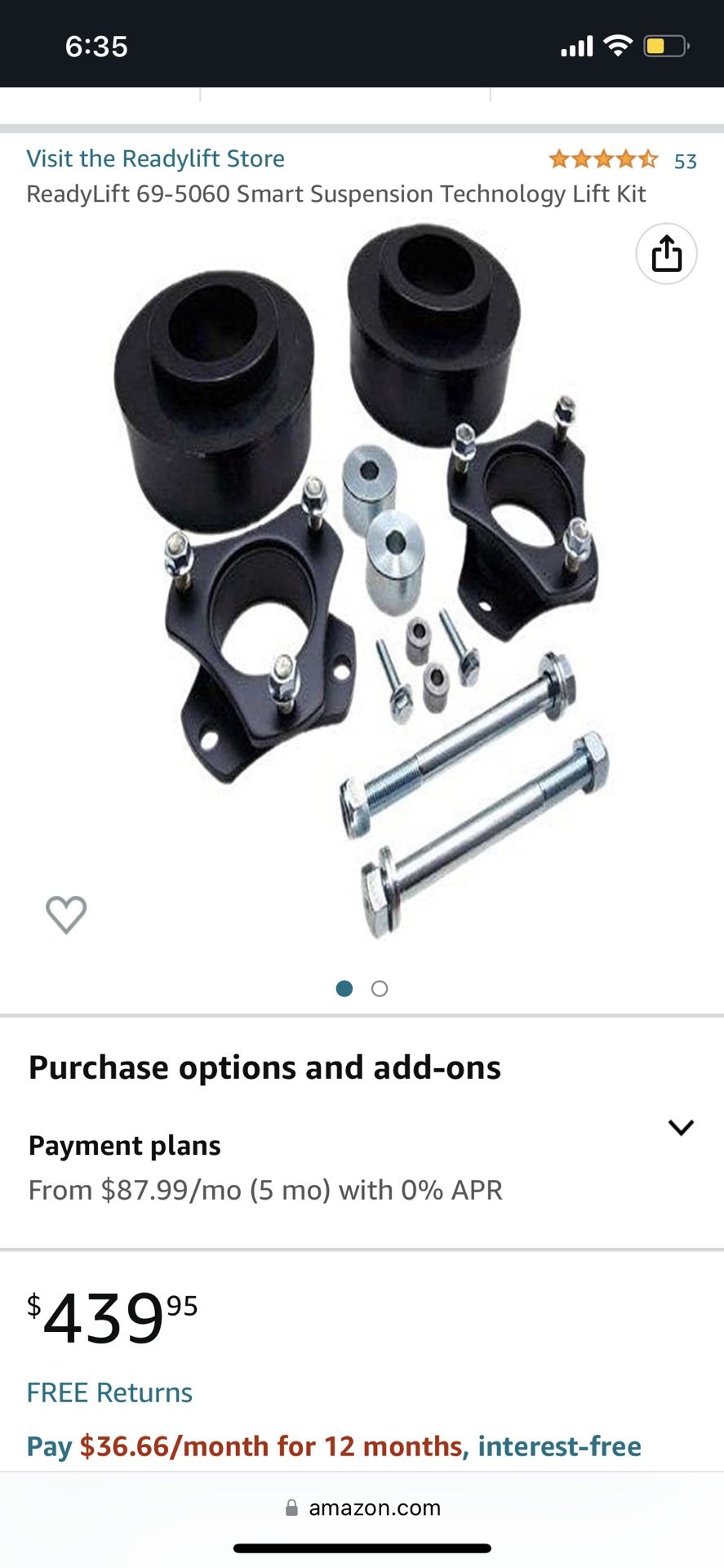TOYOTA 4Runner Compatible Readylift Lift Kit