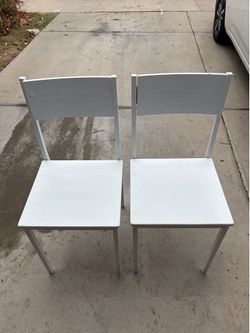 White chairs