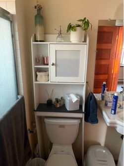 Bathroom Toilet Storage Tower
