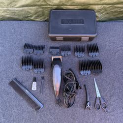 Wahl Home Haircutting Kit with Multiple Attachments and Hard Case