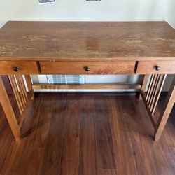 Vintage Wood Desk 
