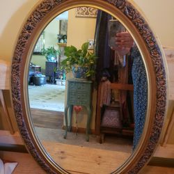 Ornate Vintage Mirror...Oval 