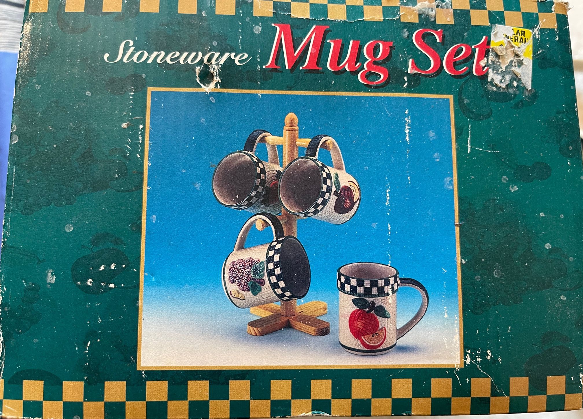 Stoneware Mug As A Set Of 4