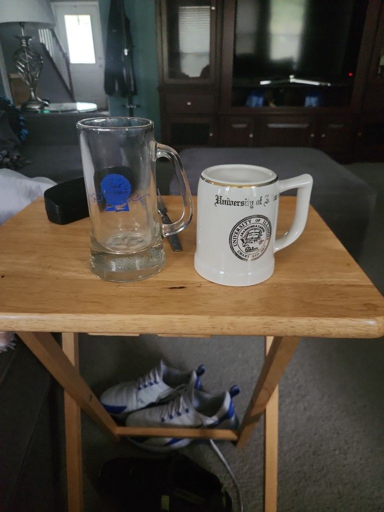 Beer Stein and Illinois Coffee Cup