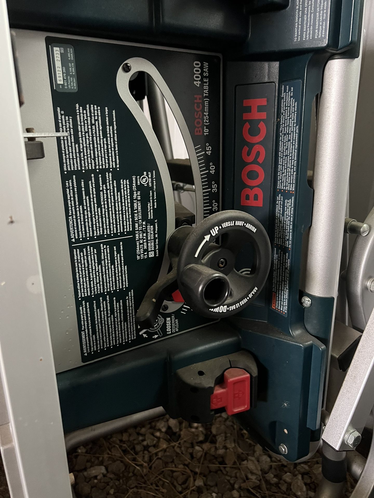 Bosch 4000 Table Saw