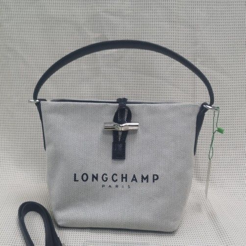 Longchamp Essential Toile Bucket Bag