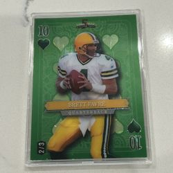 2024 BRETT FAVRE Wild Card 5 Card Draw, StackedDeck, #SDPH-BFN 2/3 Green Bay Packers
