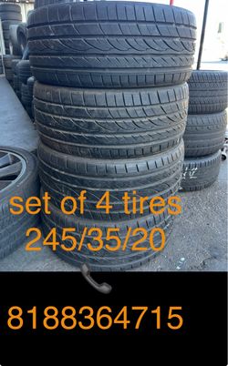 p245/35/20 sumitomo set of 4 tires $250