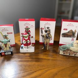 Take all Hallmark Keepsake ornaments  4pcs  Will not separate