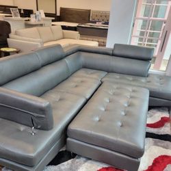 COMFY NEW IBIZA SECTIONAL SOFA AND OTTOMAN SET ON SALE ONLY $999. IN STOCK SAME DAY DELIVERY 🚚 EASY FINANCING 