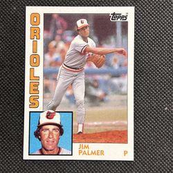 1984 Topps #750 Jim Palmer Baltimore Orioles HOF