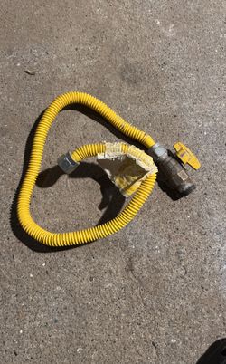 Stove Gas Line  With A 3/4 Shutoff Valve 👍🏼