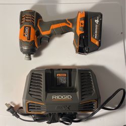 Ridgid  Impact 18v Gen 5xComes With Brand New Battery And Charger Which Cost Me 120 New 