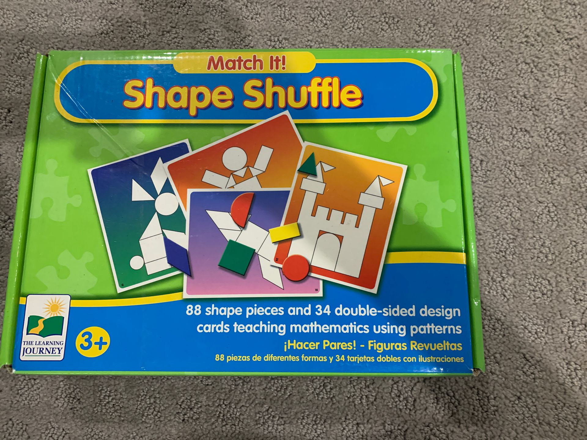 Shape shuffle puzzles for kids