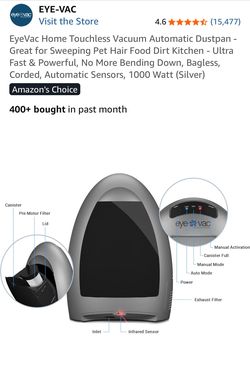 Touchless automatic dustpan