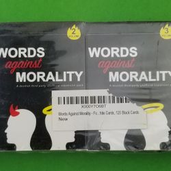 New Words Against Morality Cards against humanity Expansion Sealed Volumes 1-4