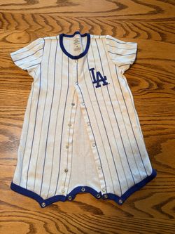 LA Dodgers Baby Romper Onesie