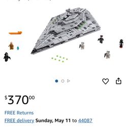 Lego Star Destroyer Built 