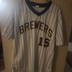 Brewers 15 jersey shirt