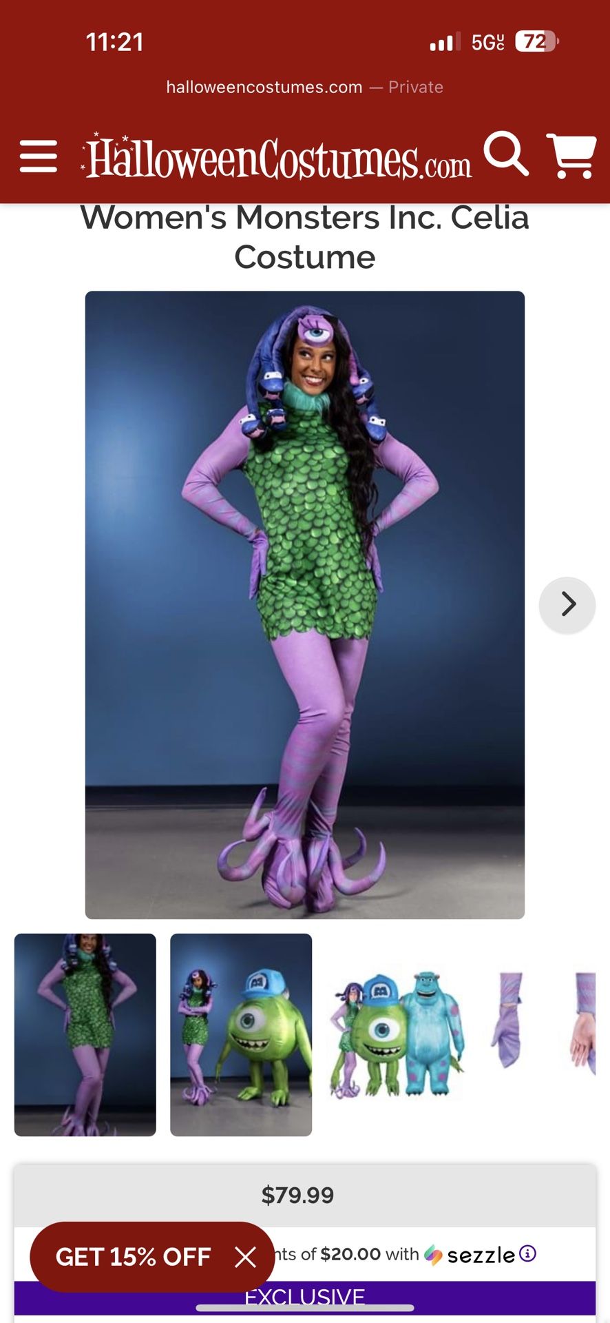 Halloween costume