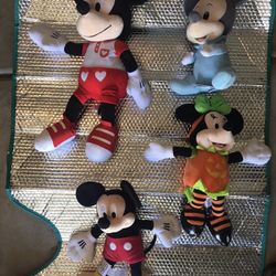 Mickey Mouse Disney Plushies !