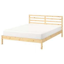 Free: IKEA Tarva Queen Bed Frame And Mattress