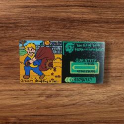 Fallout Hand Painted Canvas Magnets