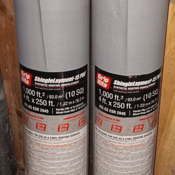 2 Rolls Graphite Sheeting Underlayment $40 Total For Both
