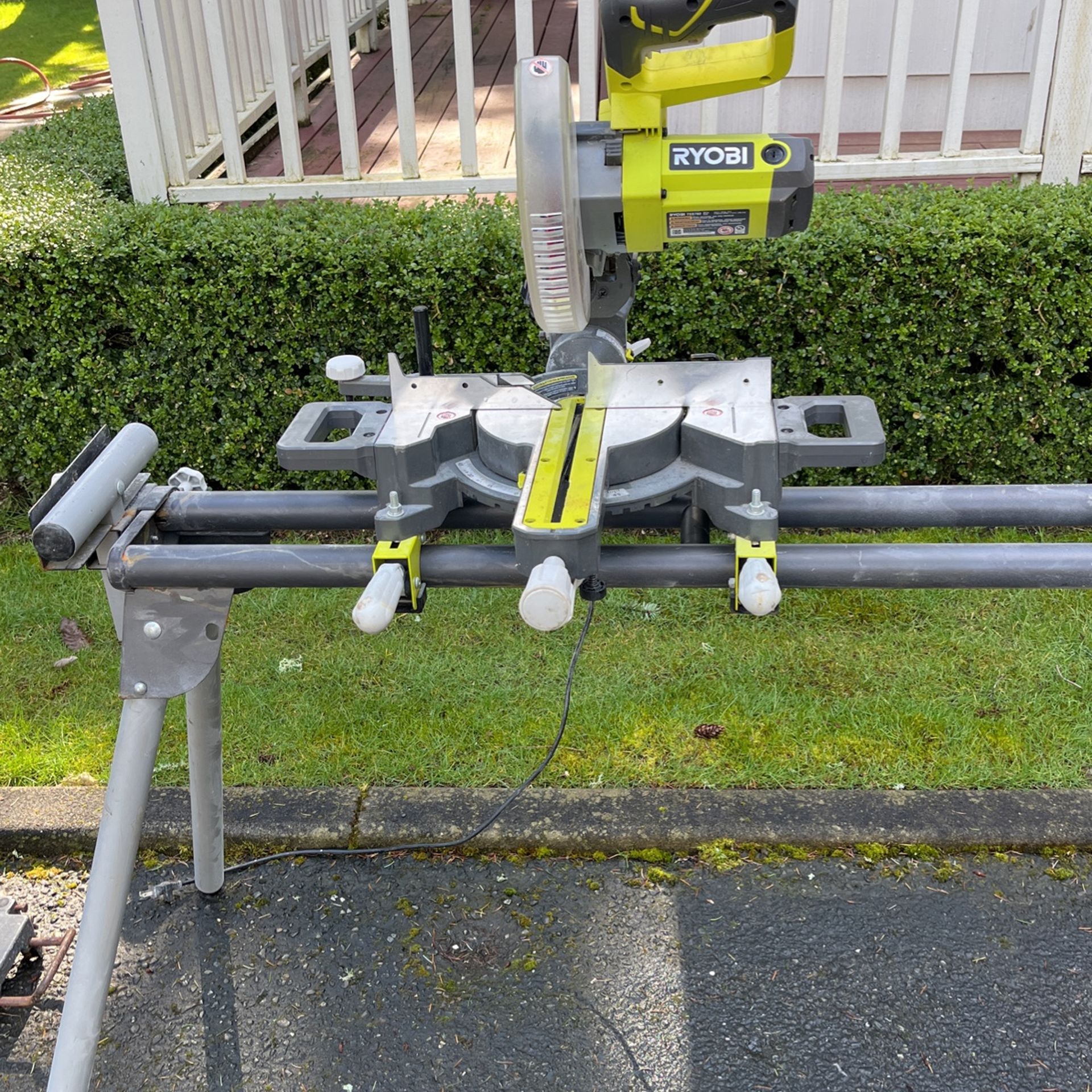 Ryobi Miter Saw With Stand for Sale in Gig Harbor, WA OfferUp