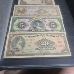 3 Coll Mex Currency