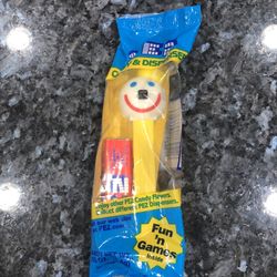 Vintage PEZ  dispenser Jack In The Box "Jack" yellow Body New In Sealed Bag.  Collectible item.  Smoke free home 