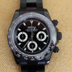  New Seiko Daytona Reverse Panda Mod