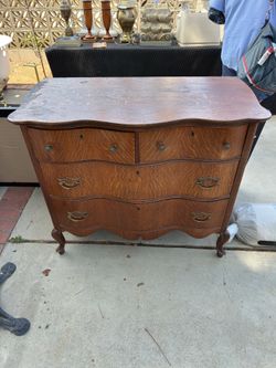 Tiger Oak Dresser