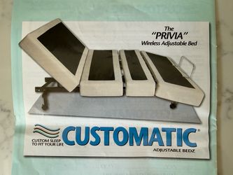 Adjustable Queen sized bed frame with wireless remote control