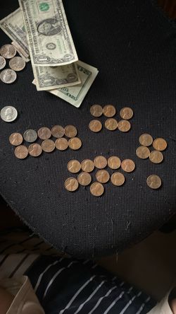 Old pennies: 1980’s,1970’s,1960’s,1959,1948-47-45-42