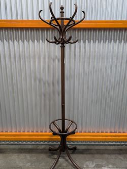 Vintage Wooden Coat Rack