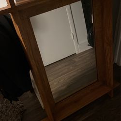 Wood Framed Mirror 