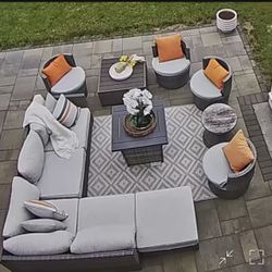 ✨ Patio Furniture Set for Sale – Beautiful & Comfortable! ✨